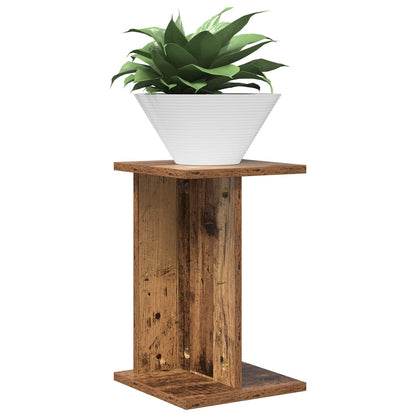 Plant Stand 2 pcs Old Wood 25 x 25.5 x 40.5 cm Engineered Wood