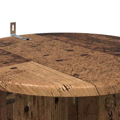 Plant Stand 2 pcs Old Wood 40 x 40 x 80 cm Engineered Wood