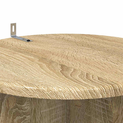 Plant Stand 2 pcs Sonoma Oak Ø40 x 60 cm Engineered Wood
