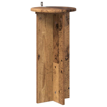 Plant Stand 2 pcs Old Wood 29.5 x 29.5 x 60 cm Engineered Wood