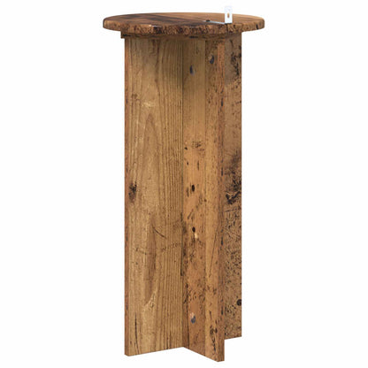 Plant Stand 2 pcs Old Wood 29.5 x 29.5 x 60 cm Engineered Wood