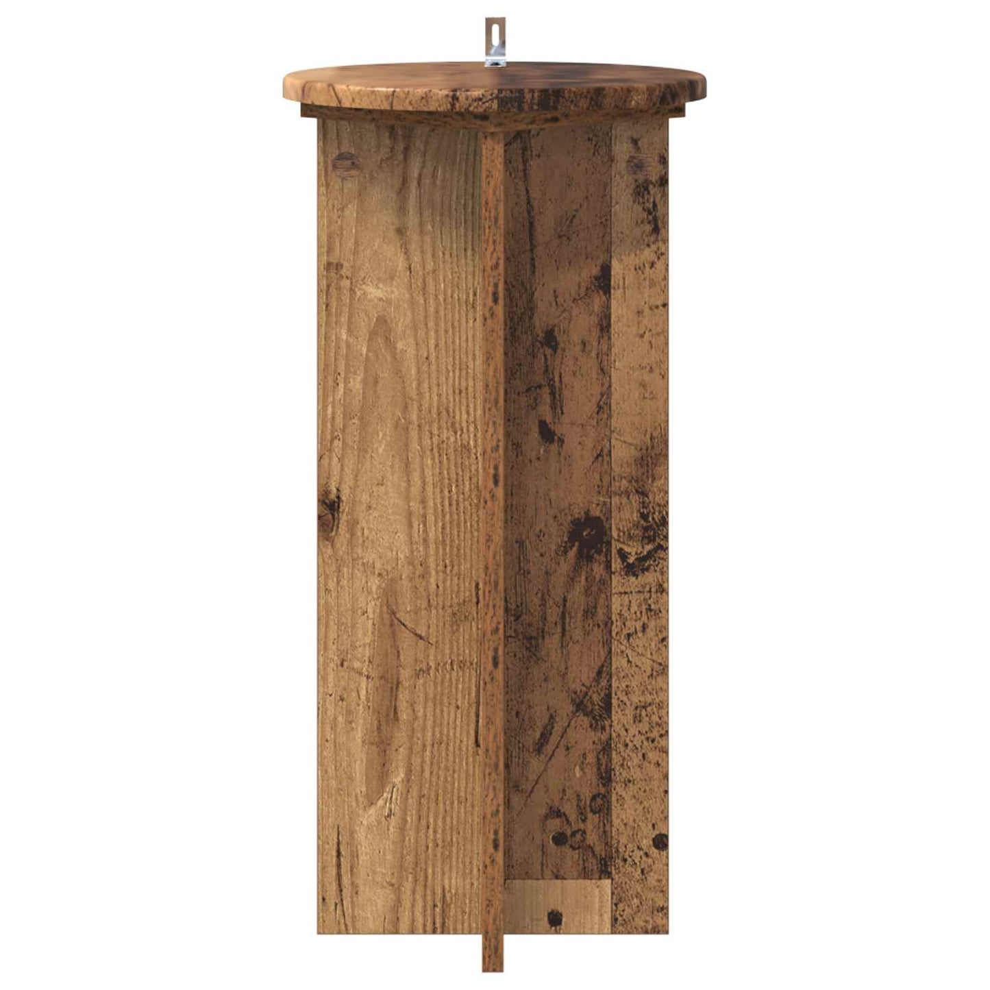 Plant Stand 2 pcs Old Wood 29.5 x 29.5 x 60 cm Engineered Wood