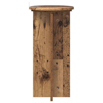 Plant Stand 2 pcs Old Wood 29.5 x 29.5 x 60 cm Engineered Wood