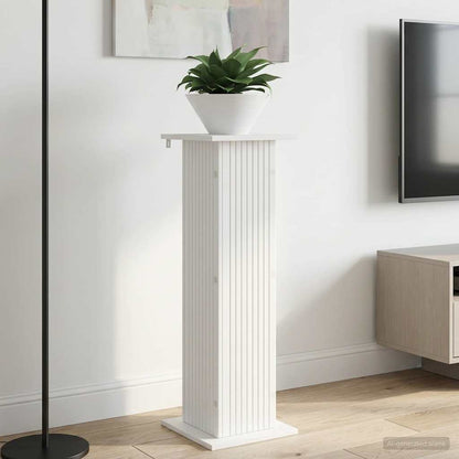 Plant Stand White 30.5 x 30 x 100.5 cm Engineered Wood