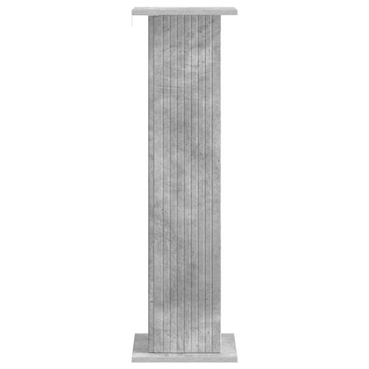Plant Stand Concrete Grey 30.5 x 30 x 100.5 cm Engineered Wood