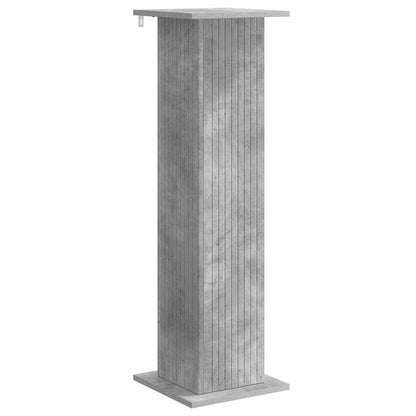 Plant Stand 2 pcs Concrete Grey 30.5 x 30 x 100.5 cm