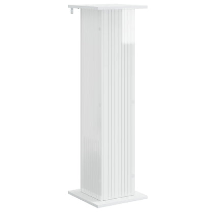 Plant Stand High Gloss White 30.5 x 30 x 100.5 cm
