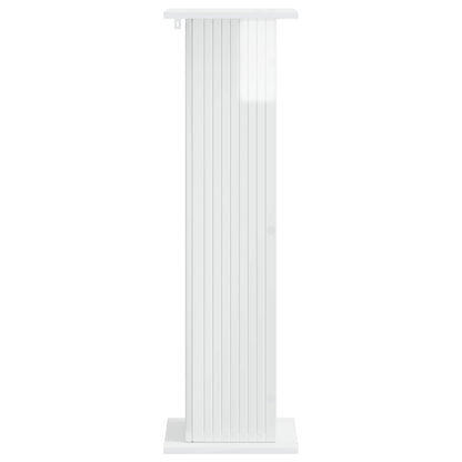 Plant Stand High Gloss White 30.5 x 30 x 100.5 cm