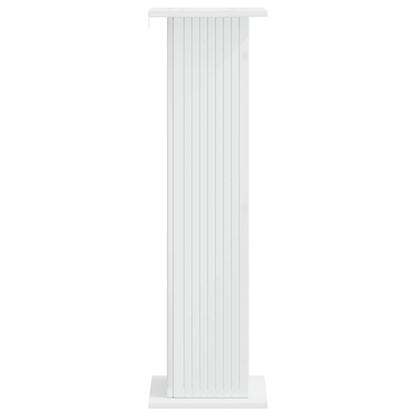 Plant Stand High Gloss White 30.5 x 30 x 100.5 cm