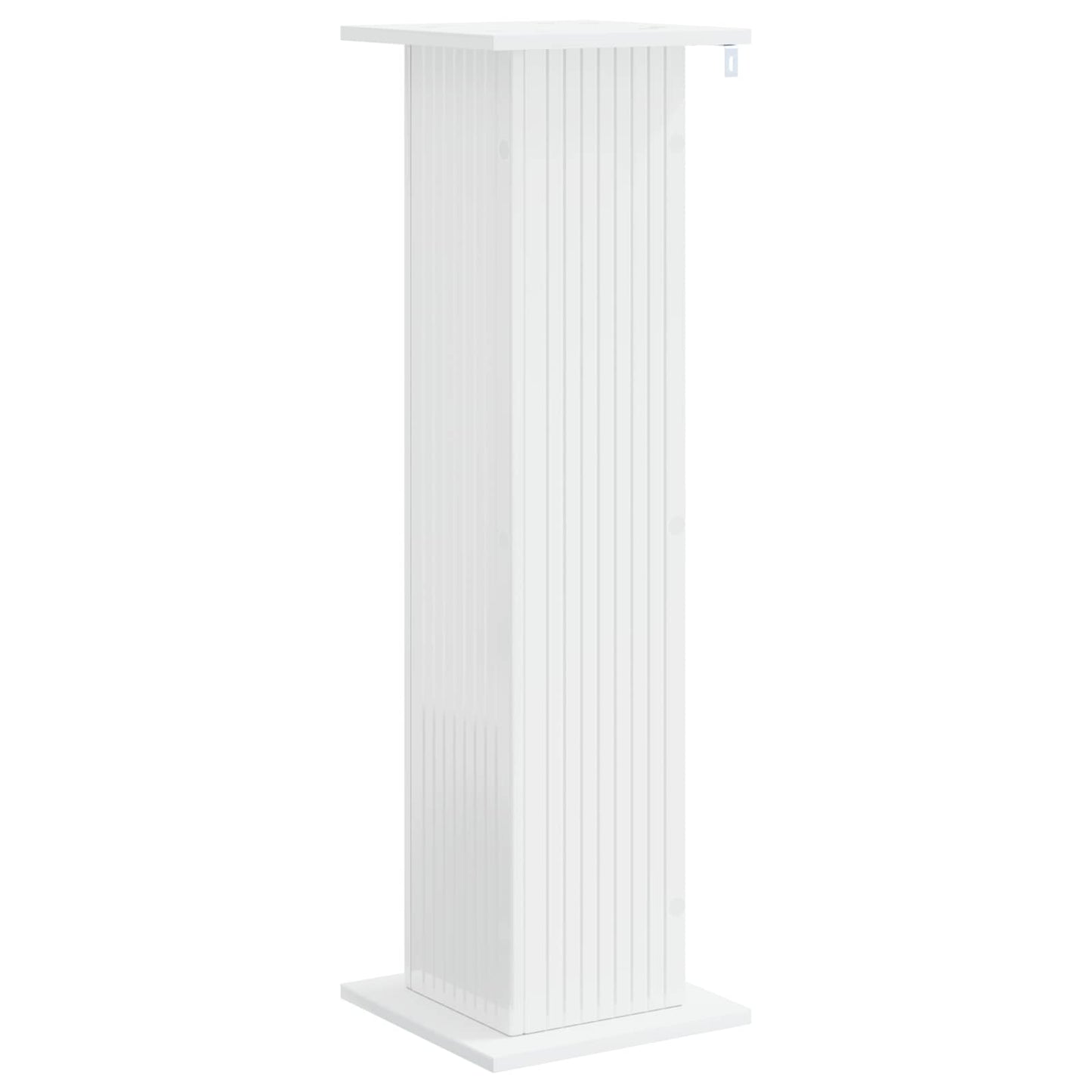 Plant Stand 2 pcs High Gloss White 30.5 x 30 x 100.5 cm