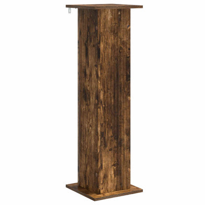 Plant Stand Smoked Oak 30.5 x 30 x 100.5 cm Engineered Wood
