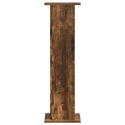 Plant Stand Smoked Oak 30.5 x 30 x 100.5 cm Engineered Wood