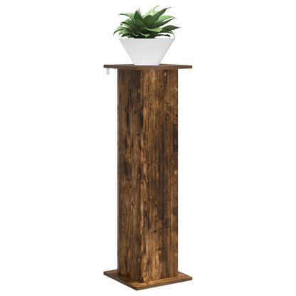 Plant Stand 2 pcs Smoked Oak 30.5 x 30 x 100.5 cm