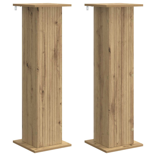Plant Stand 2 pcs Artisan Oak 30.5 x 30 x 100.5 cm