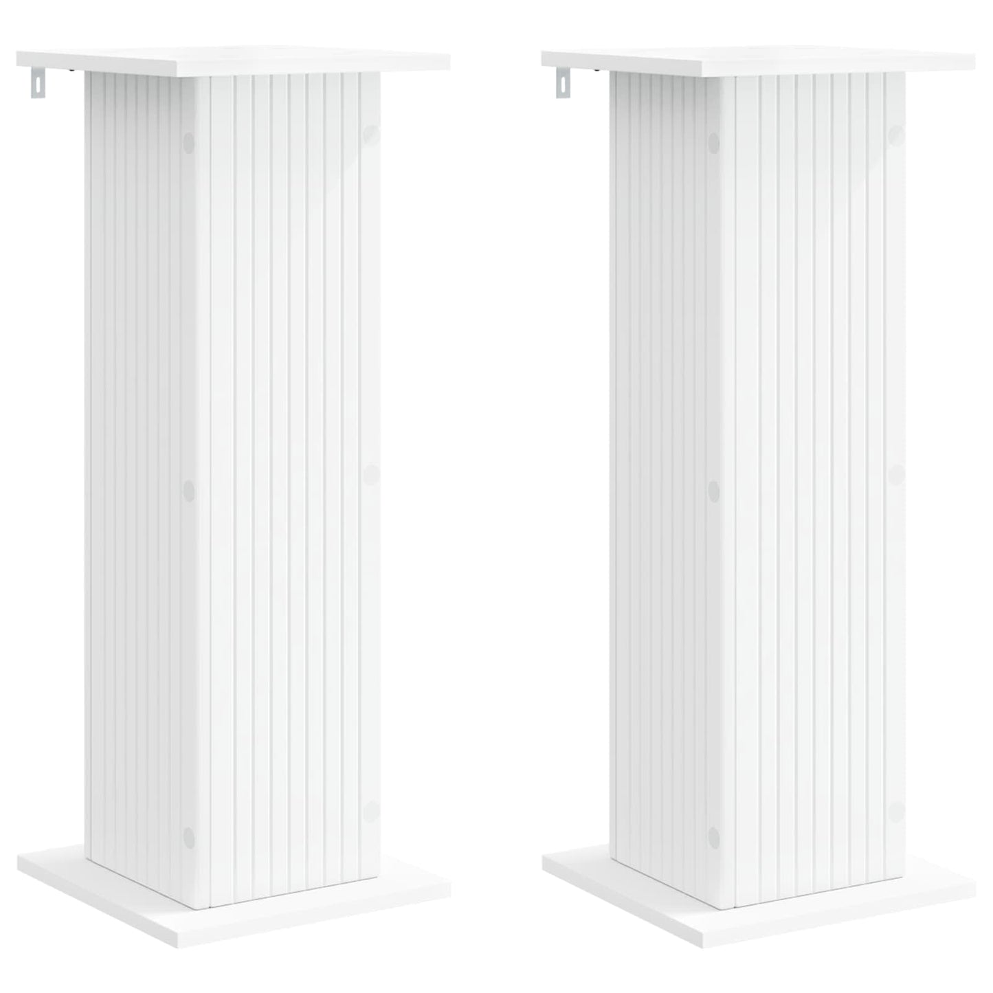Plant Stand 2 pcs White 30.5 x 30 x 80.5 cm Engineered Wood