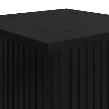 Plant Stand Black 30.5 x 30 x 80.5 cm Engineered Wood