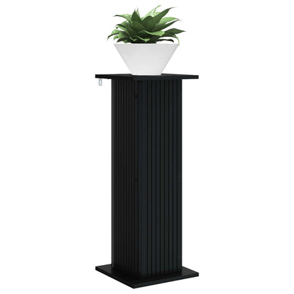 Plant Stand Black 30.5 x 30 x 80.5 cm Engineered Wood