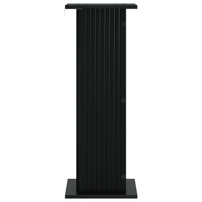 Plant Stand Black 30.5 x 30 x 80.5 cm Engineered Wood
