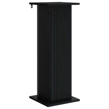 Plant Stand 2 pcs Black 30.5 x 30 x 80.5 cm Engineered Wood