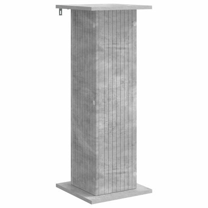 Plant Stand 2 pcs Concrete Grey 30.5 x 30 x 80.5 cm