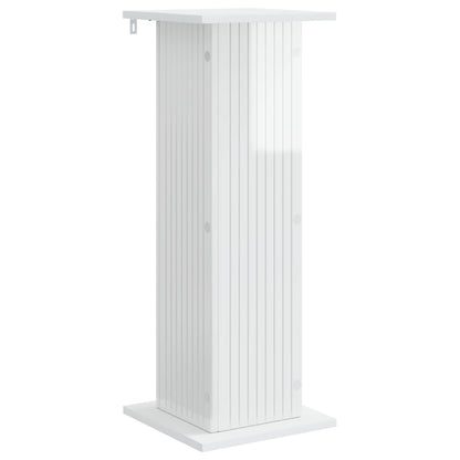 Plant Stand High Gloss White 30.5 x 30 x 80.5 cm