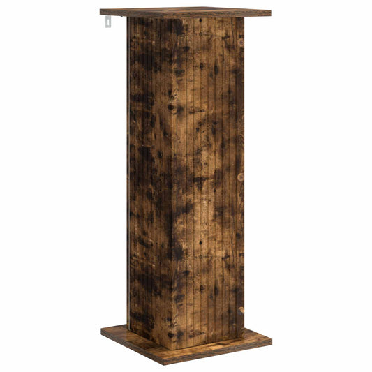 Plant Stand Smoked Oak 30.5 x 30 x 80.5 cm Engineered Wood