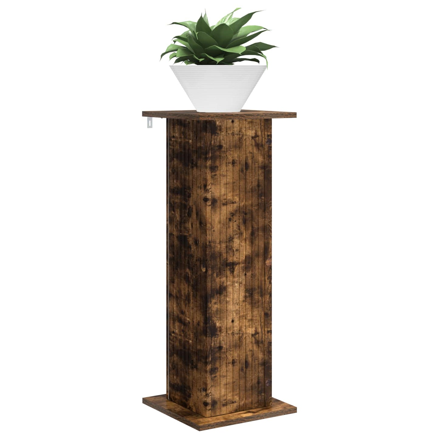 Plant Stand 2 pcs Smoked Oak 30.5 x 30 x 80.5 cm