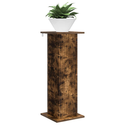 Plant Stand 2 pcs Smoked Oak 30.5 x 30 x 80.5 cm