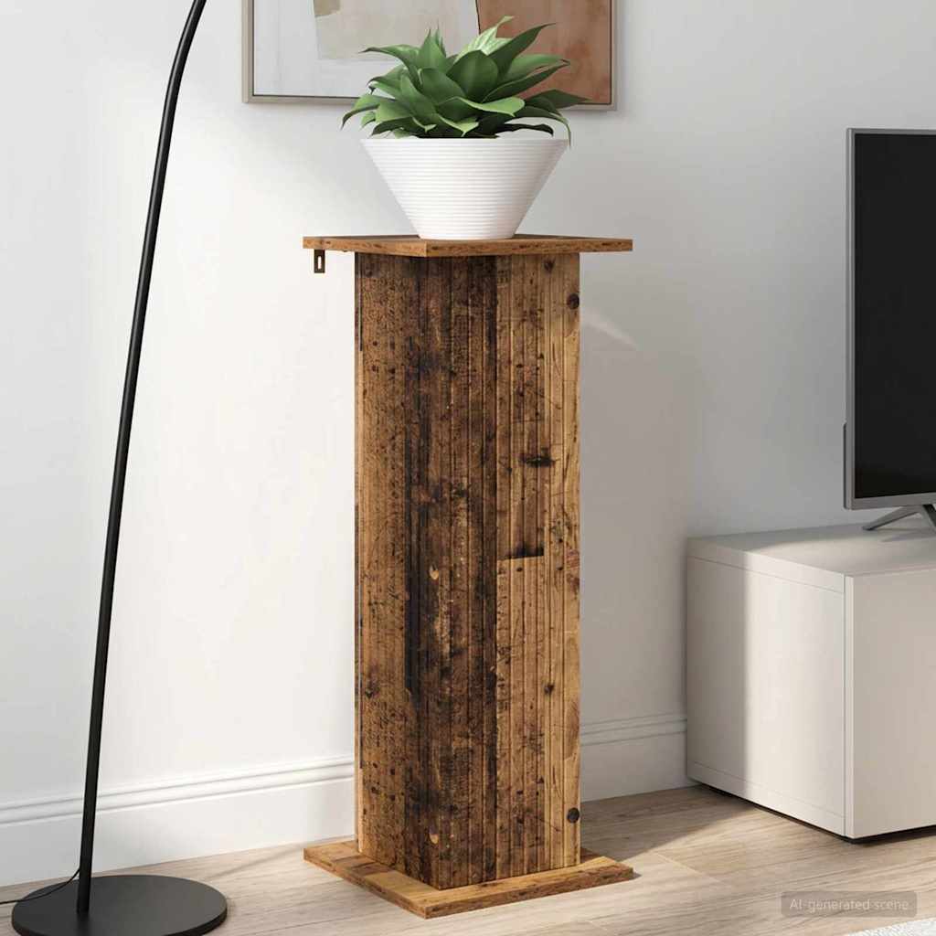 Plant Stand 2 pcs Old Wood 30.5 x 30 x 80.5 cm Engineered Wood