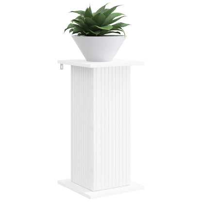 Plant Stand White 30.5 x 30 x 60.5 cm Engineered Wood