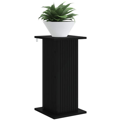 Plant Stand Black 30.5 x 30 x 60.5 cm Engineered Wood