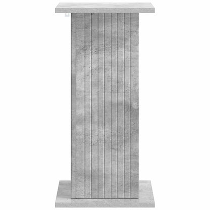 Plant Stand Concrete Grey 30.5 x 30 x 60.5 cm Engineered Wood