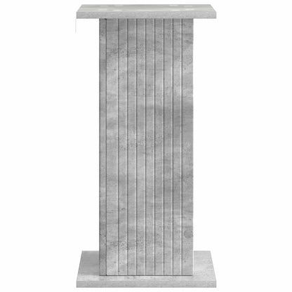 Plant Stand Concrete Grey 30.5 x 30 x 60.5 cm Engineered Wood