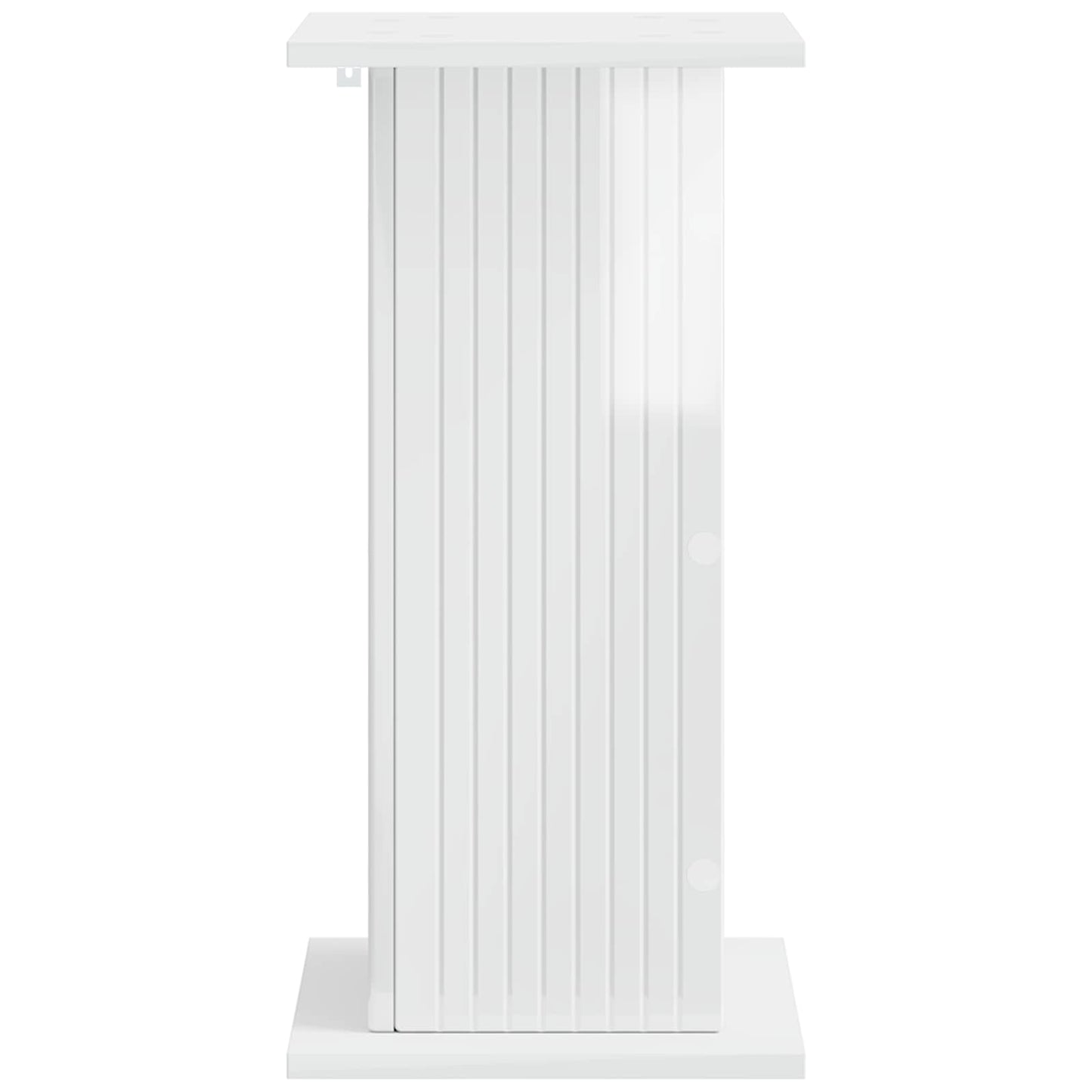 Plant Stand High Gloss White 30.5 x 30 x 60.5 cm