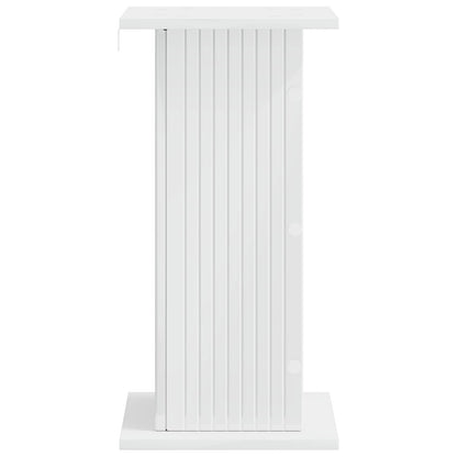 Plant Stand 2 pcs High Gloss White 30.5 x 30 x 60.5 cm