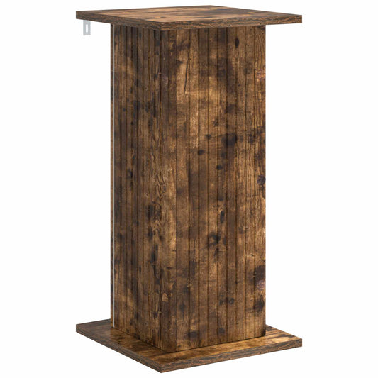 Plant Stand Smoked Oak 30.5 x 30 x 60.5 cm Engineered Wood