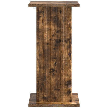 Plant Stand Smoked Oak 30.5 x 30 x 60.5 cm Engineered Wood