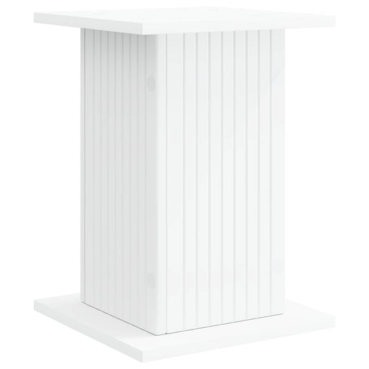 Plant Stand White 30.5 x 30 x 43 cm Engineered Wood
