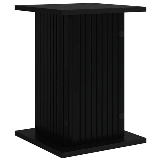Plant Stand Black 30.5 x 30 x 43 cm Engineered Wood