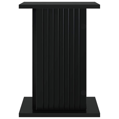 Plant Stand 2 pcs Black 30.5 x 30 x 43 cm Engineered Wood