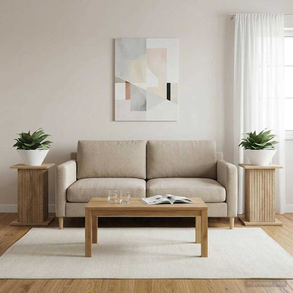 Plant Stand 2 pcs Sonoma Oak 30.5 x 30 x 43 cm Engineered Wood