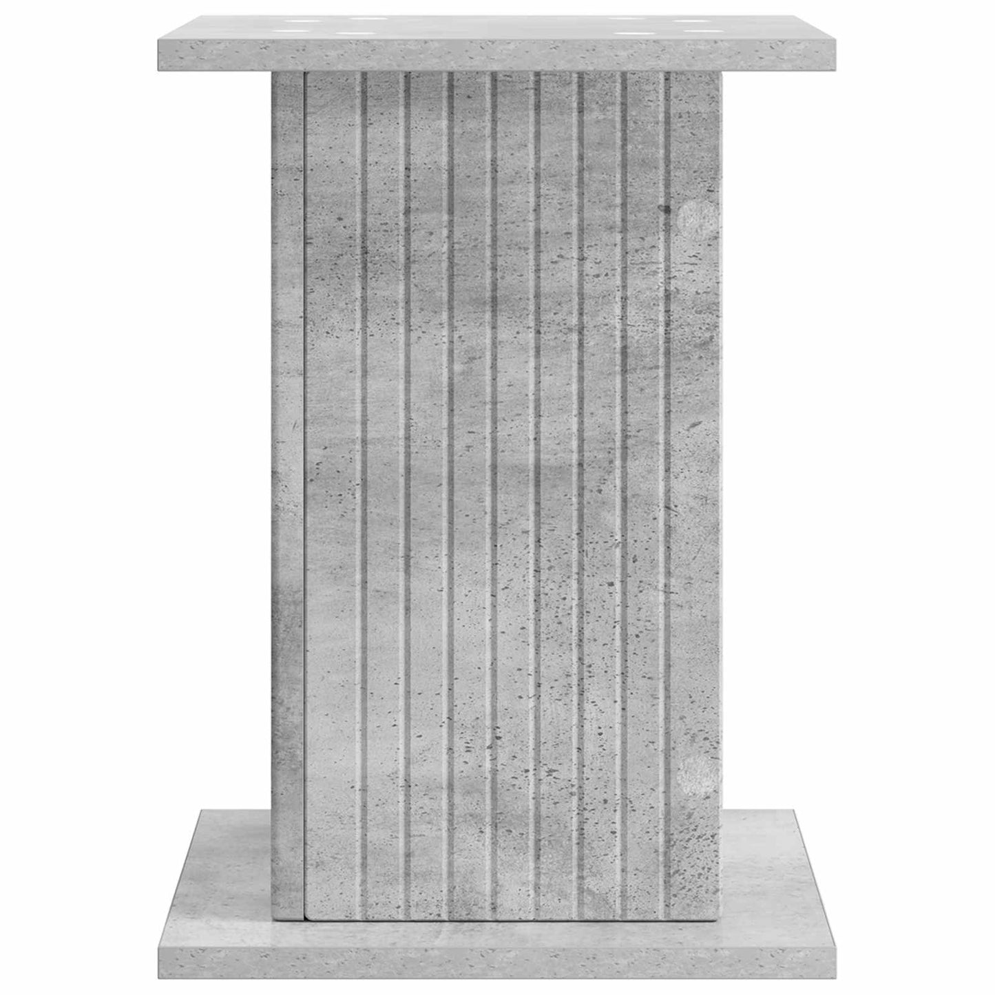 Plant Stand Concrete Grey 30.5 x 30 x 43 cm Engineered Wood