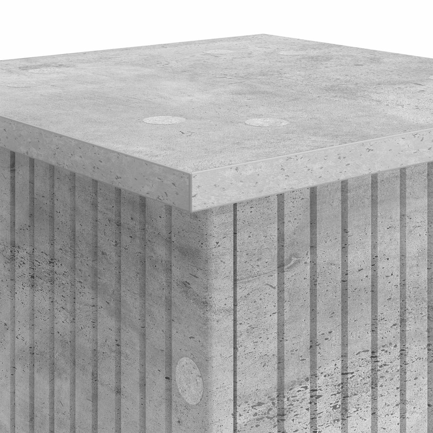 Plant Stand 2 pcs Concrete Grey 30.5 x 30 x 43 cm