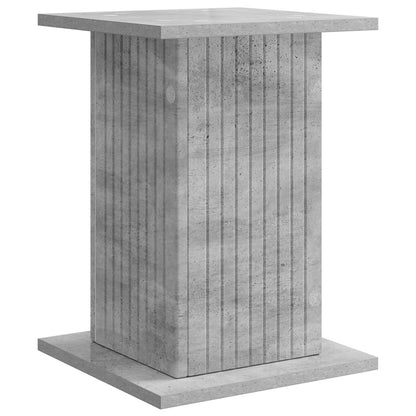 Plant Stand 2 pcs Concrete Grey 30.5 x 30 x 43 cm
