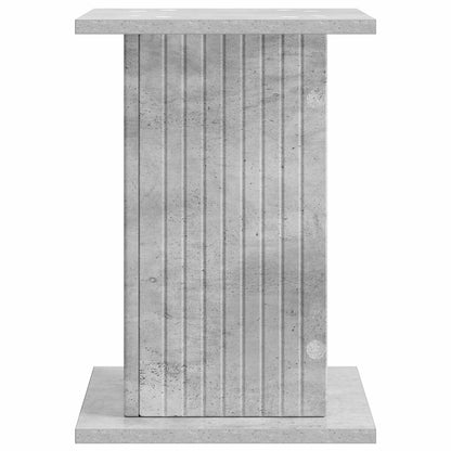 Plant Stand 2 pcs Concrete Grey 30.5 x 30 x 43 cm