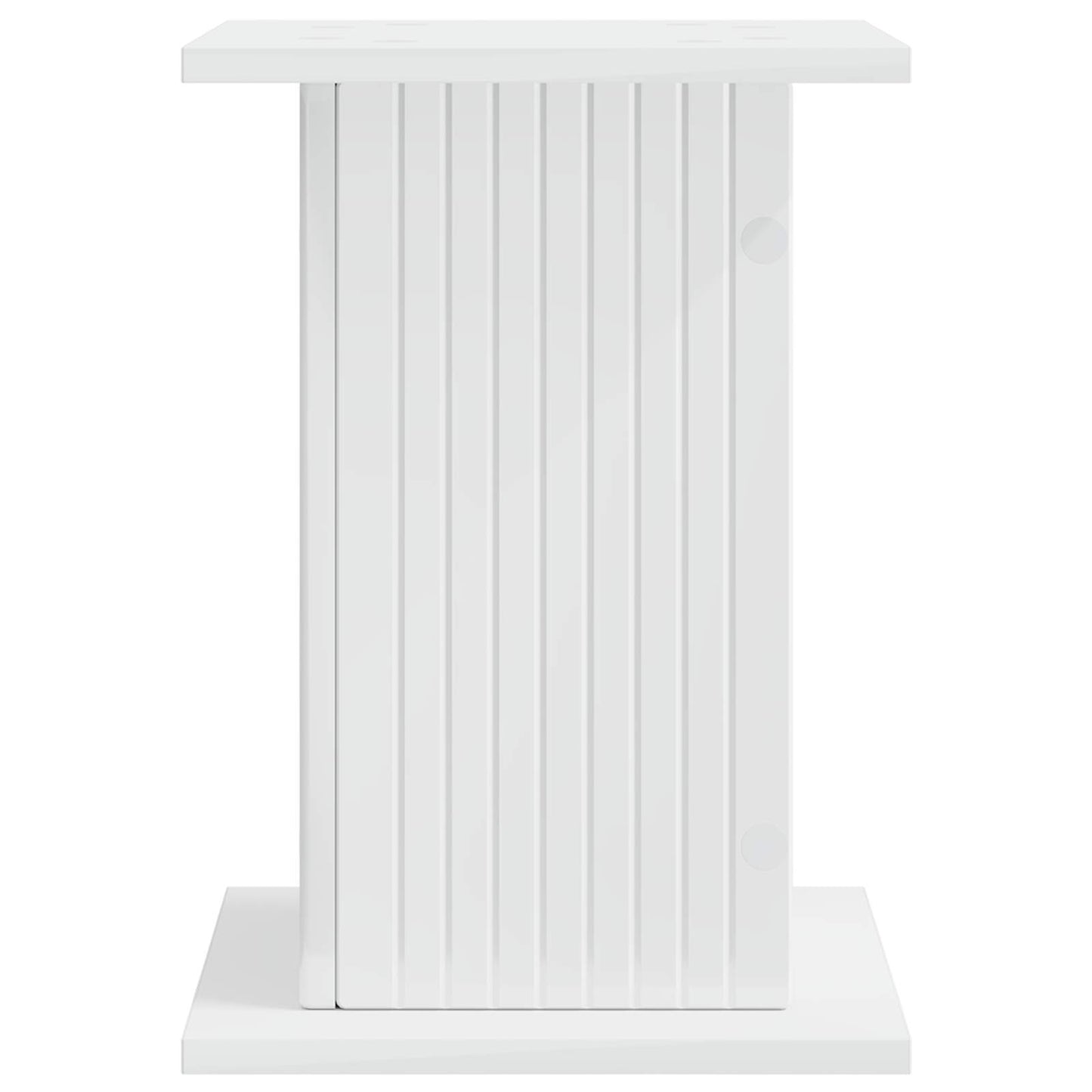 Plant Stand High Gloss White 30.5 x 30 x 43 cm Engineered Wood