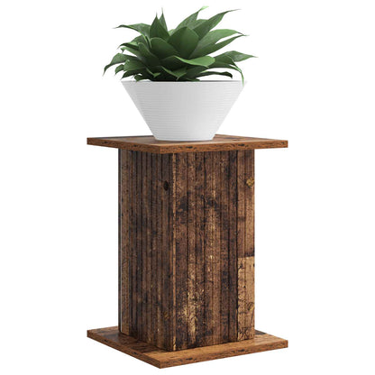 Plant Stand 2 pcs Old Wood 30.5 x 30 x 43 cm Engineered Wood
