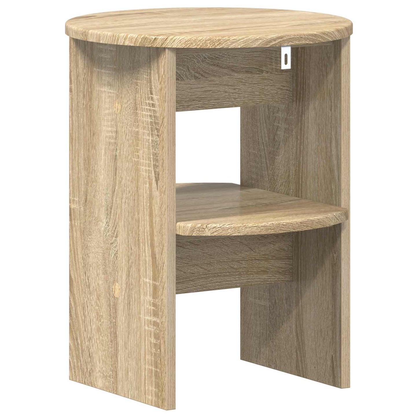 Side Cabinet Sonoma Oak Ø40 x 50 cm Engineered Wood