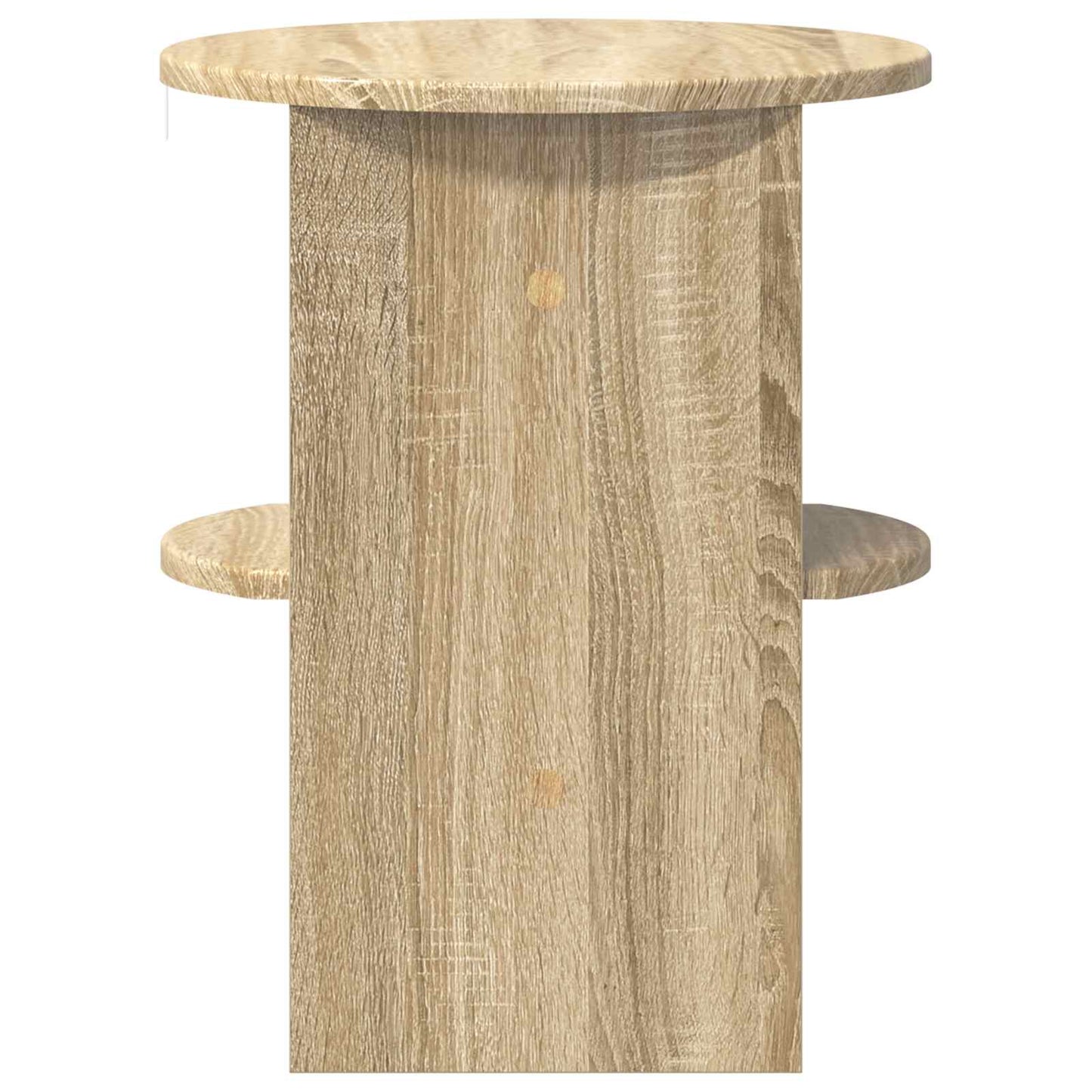 Side Cabinet Sonoma Oak Ø40 x 50 cm Engineered Wood
