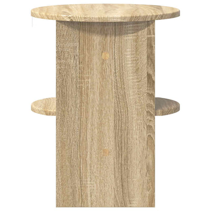 Side Cabinet Sonoma Oak Ø40 x 50 cm Engineered Wood